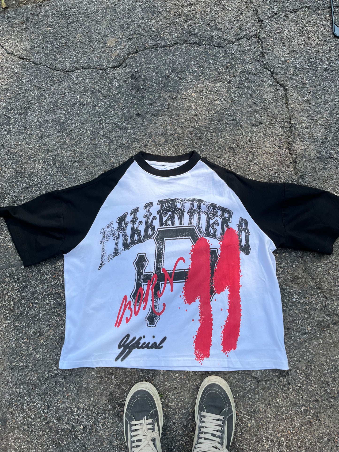 BLACK “99” BOXY TEE