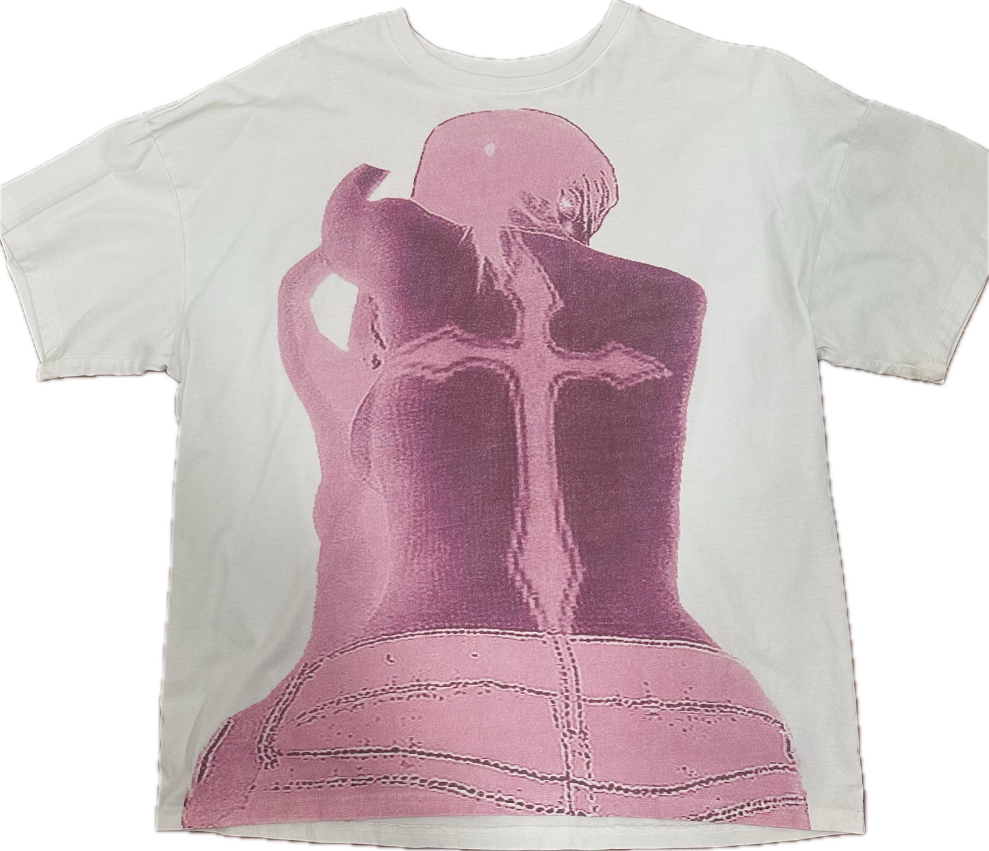 Most Loved Most Hated T Shirt (Pink and White)