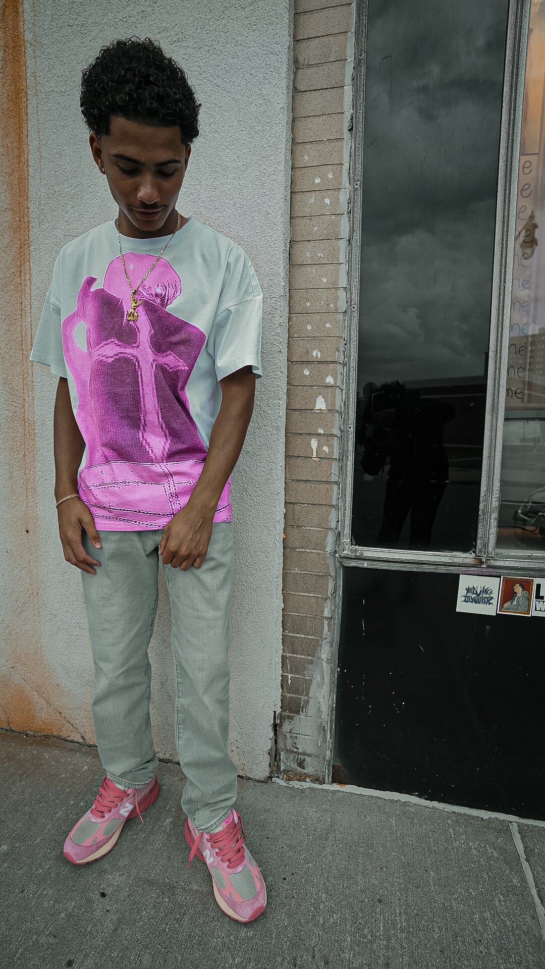 Most Loved Most Hated T Shirt (Pink and White)